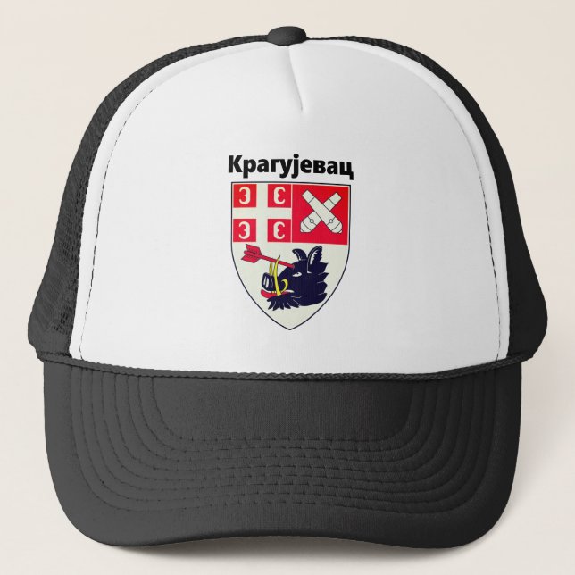Gorra De Camionero Escudo de armas de Kragujevac (Serbia) (Anverso)