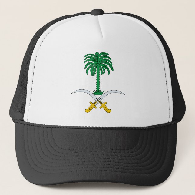 Gorra De Camionero Escudo de armas de la Arabia Saudita (Anverso)