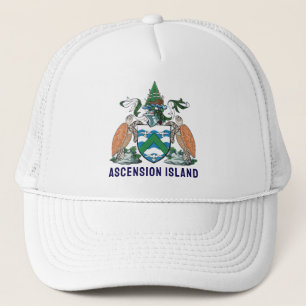 Gorra De Camionero Escudo de armas de la Isla de Ascensión