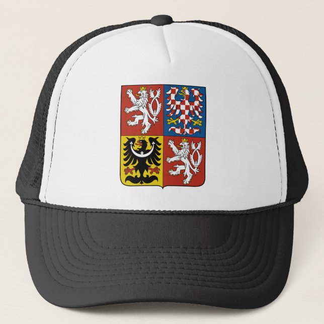 Gorra De Camionero Escudo de armas de la República Checa (Anverso)