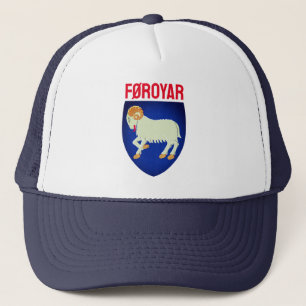 Gorra De Camionero Escudo de armas de las Islas Feroe (DINAMARCA)