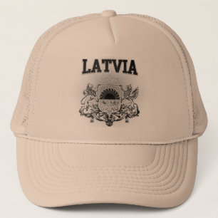 Gorra De Camionero Escudo de armas de Letonia