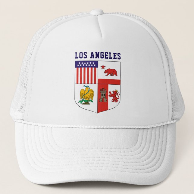 Gorra De Camionero Escudo de armas de Los Ángeles - bolsillo (Anverso)