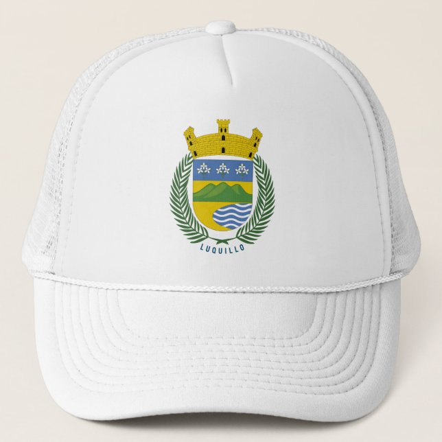 Gorra De Camionero Escudo de armas de Luquillo - Puerto Rico (Anverso)