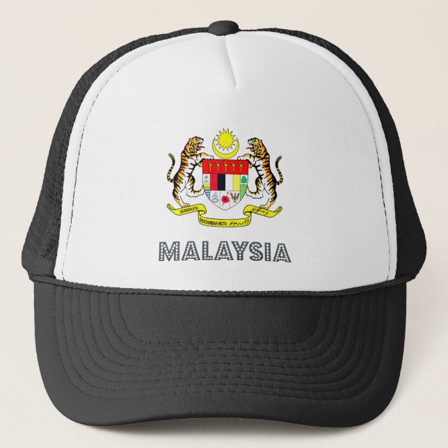 Gorra De Camionero Escudo de armas de Malasia (Anverso)