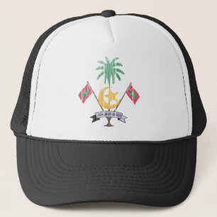 Gorra De Camionero Escudo de armas de Maldivas