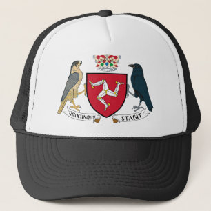 Gorra De Camionero Escudo de armas de Manx