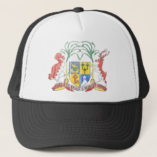 Gorra De Camionero Escudo de armas de Mauricio