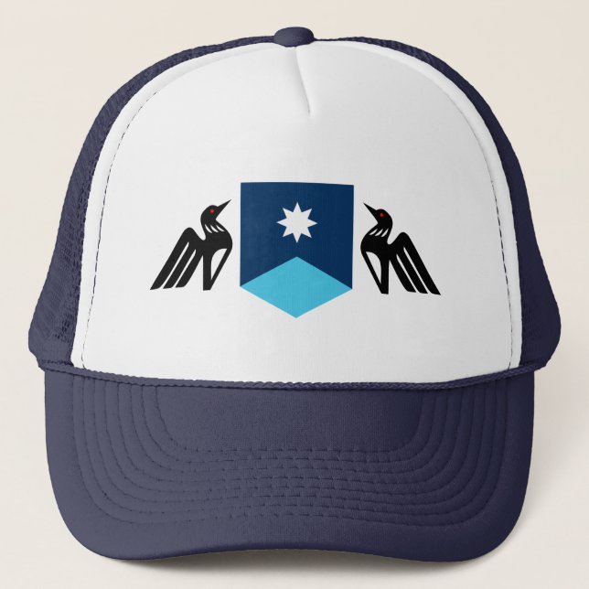Gorra De Camionero Escudo de armas de Minnesota (Anverso)