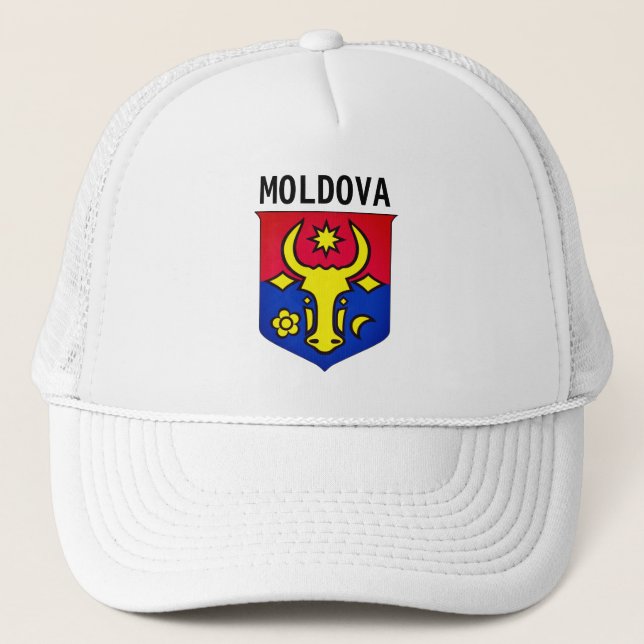 Gorra De Camionero Escudo de armas de Moldova (Anverso)