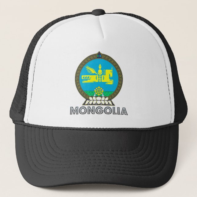 Gorra De Camionero Escudo de armas de Mongolia (Anverso)