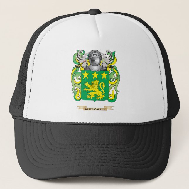 Gorra De Camionero Escudo de armas de Mulcahy (escudo de la familia) (Anverso)