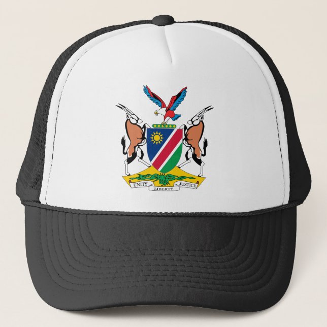 Gorra De Camionero Escudo de armas de Namibia (Anverso)
