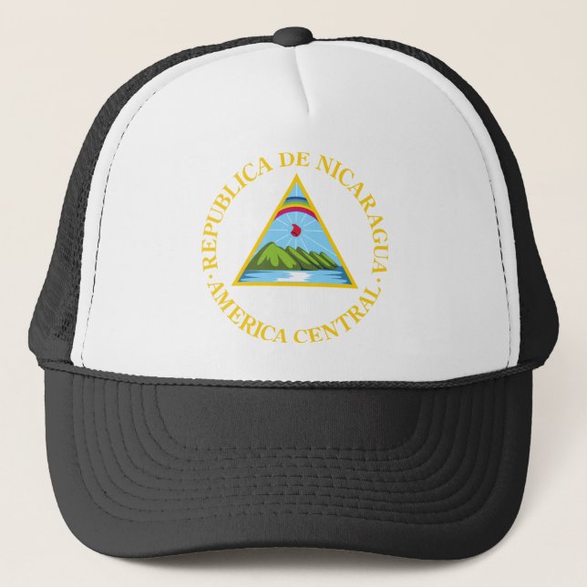 Gorra De Camionero Escudo de armas de Nicaragua (Anverso)