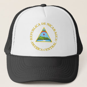 Gorra De Camionero Escudo de armas de Nicaragua