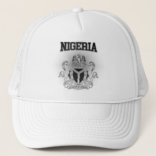 Gorra De Camionero Escudo de armas de Nigeria (Anverso)