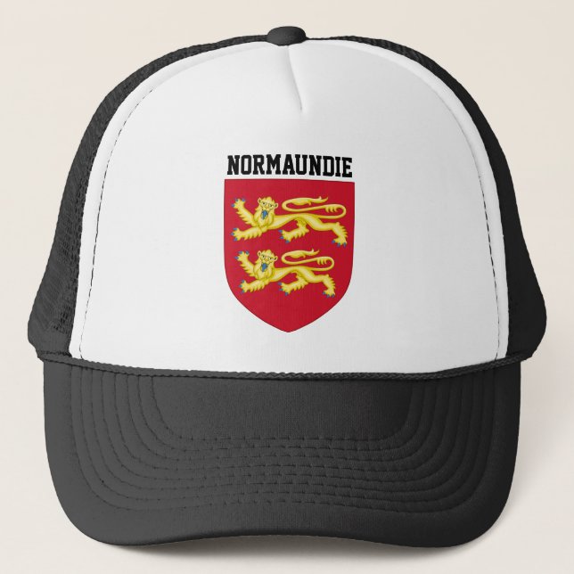 Gorra De Camionero Escudo de armas de Normandía - FRANCIA (Anverso)
