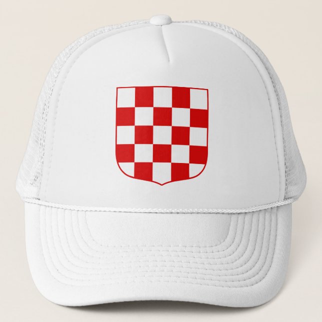 Gorra De Camionero Escudo de armas de patrón croata (Anverso)