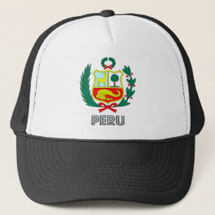 Gorra De Camionero Escudo de armas de Perú