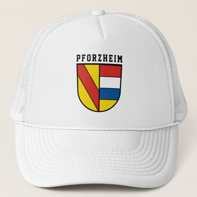 Gorra De Camionero Escudo de armas de Pforzheim, Alemania (Anverso)