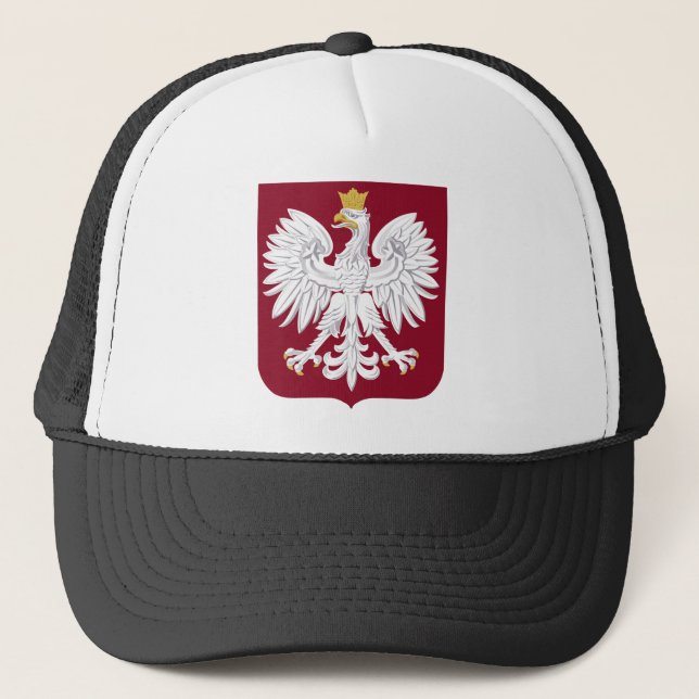 Gorra De Camionero Escudo de armas de Polonia (Anverso)
