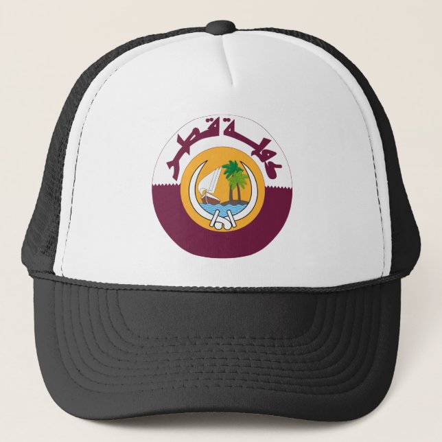 Gorra De Camionero escudo de armas de qatar (Anverso)