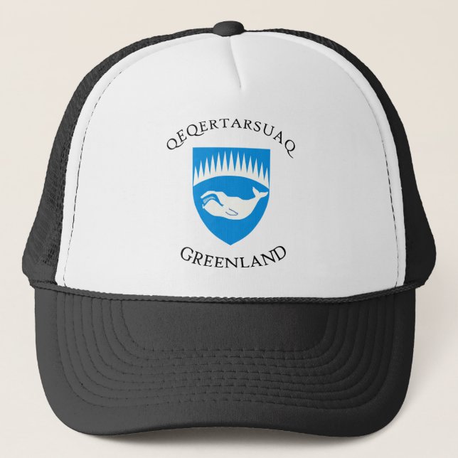 Gorra De Camionero Escudo de armas de Qeqertarsuaq (Anverso)