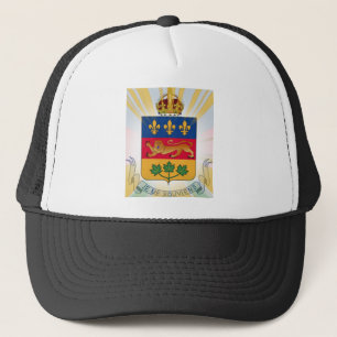 Gorra De Camionero Escudo de armas de Quebec