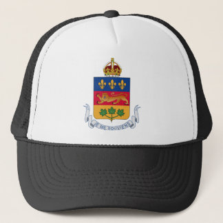 Gorra De Camionero Escudo de armas de Quebec (Canadá)