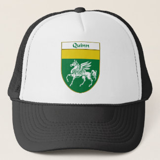Gorra De Camionero Escudo de armas de Quinn/escudo de la familia