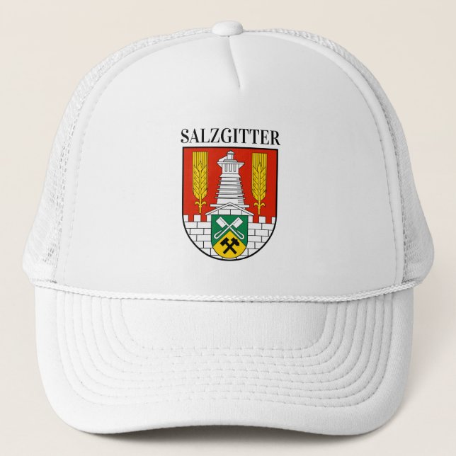 Gorra De Camionero Escudo de armas de Salzgitter, Alemania (Anverso)