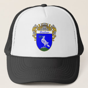 Gorra De Camionero Escudo de armas de Sheehan (cubierto)