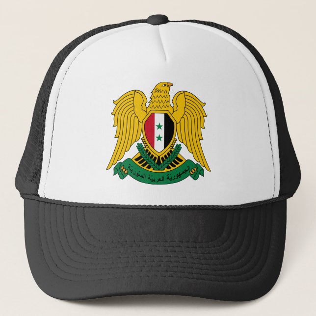 Gorra De Camionero escudo de armas de Siria (Anverso)