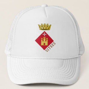 Gorra De Camionero escudo de armas de Sitges, Cataluña (ESP)