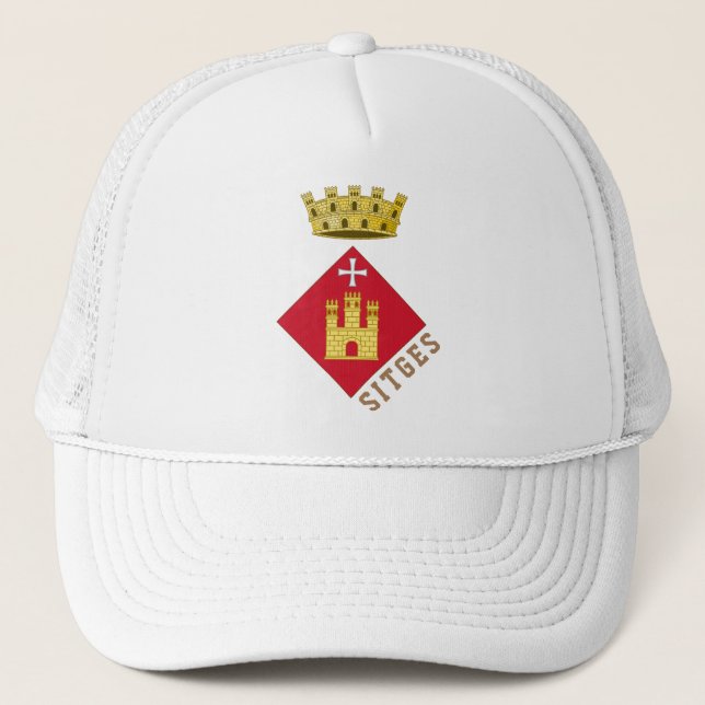 Gorra De Camionero escudo de armas de Sitges, Cataluña (ESP) (Anverso)