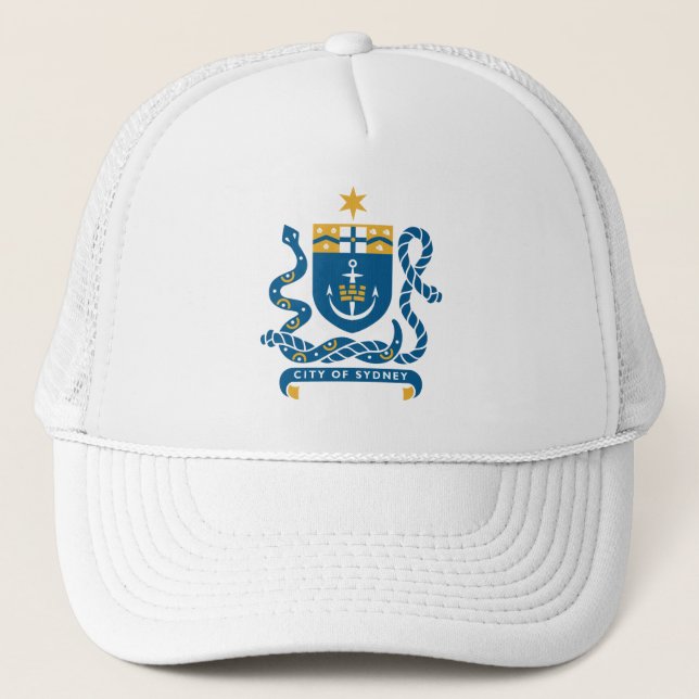 Gorra De Camionero Escudo de armas de Sydney (Australia) (Anverso)