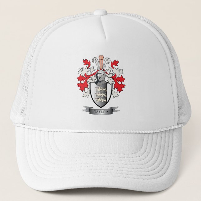 Gorra De Camionero Escudo de armas de Taylor (Anverso)
