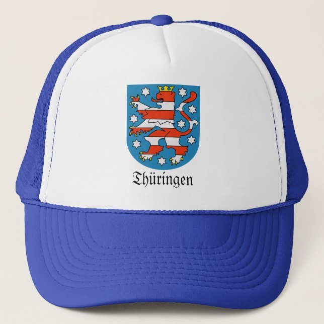 Gorra De Camionero Escudo de armas de Thüringen Wappen (Anverso)