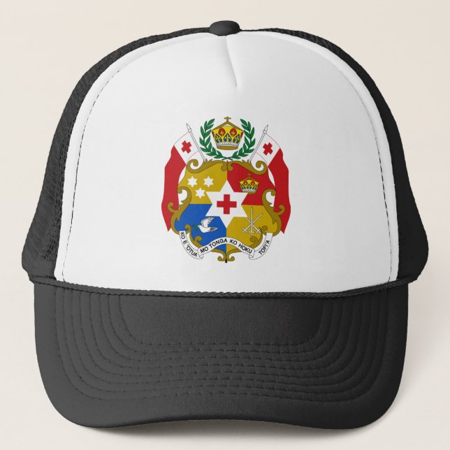 Gorra De Camionero Escudo de armas de Tonga (Anverso)