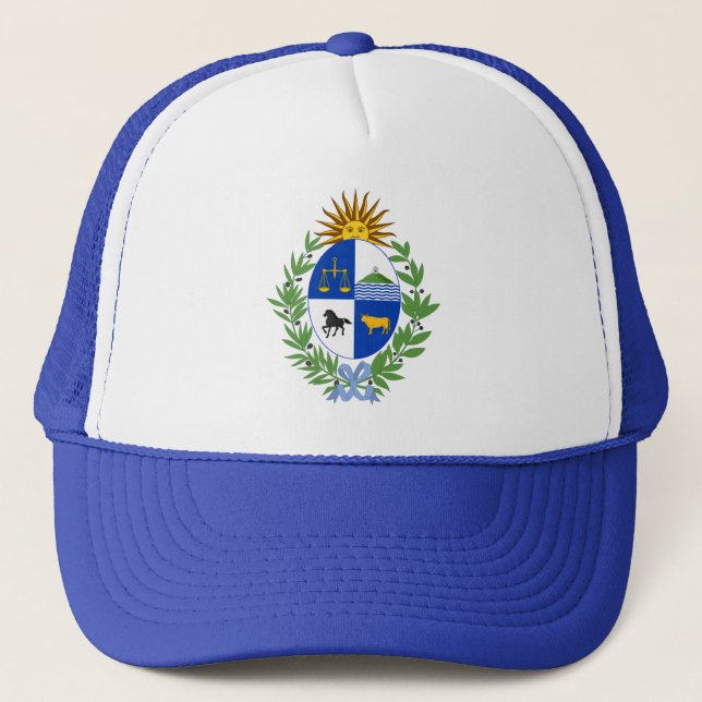 Gorra De Camionero Escudo de armas de Uruguay (Anverso)