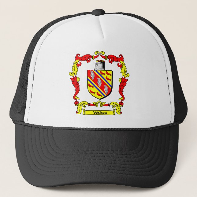 Gorra De Camionero Escudo de armas de WALDEN (Anverso)