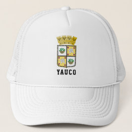Gorra De Camionero Escudo de Armas de Yauco, Puerto Rico