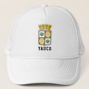 Gorra De Camionero Escudo de Armas de Yauco, Puerto Rico