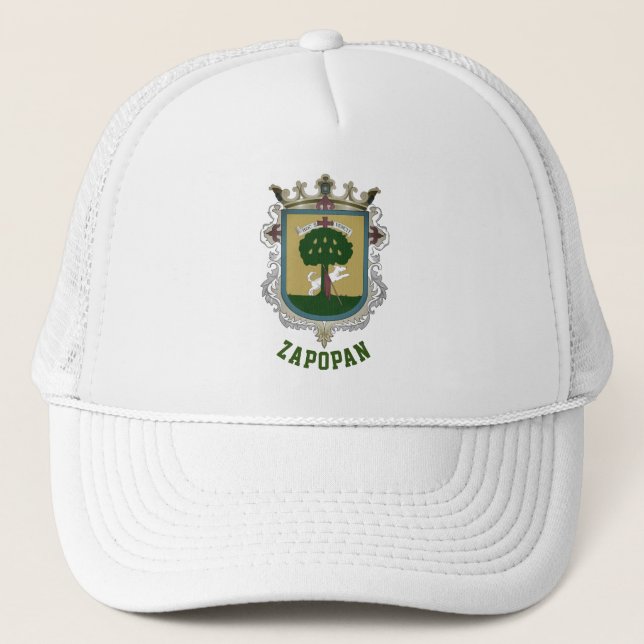 Gorra De Camionero Escudo de armas de Zapopan - México (Anverso)