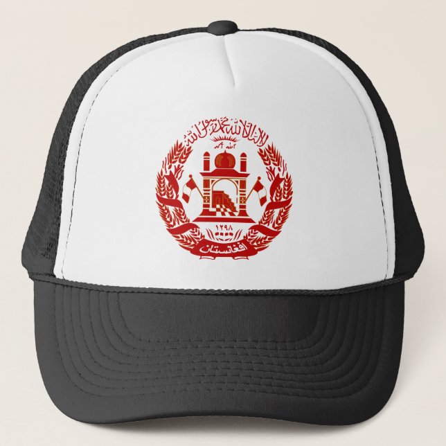 Gorra De Camionero Escudo de armas del Afganistán (Anverso)