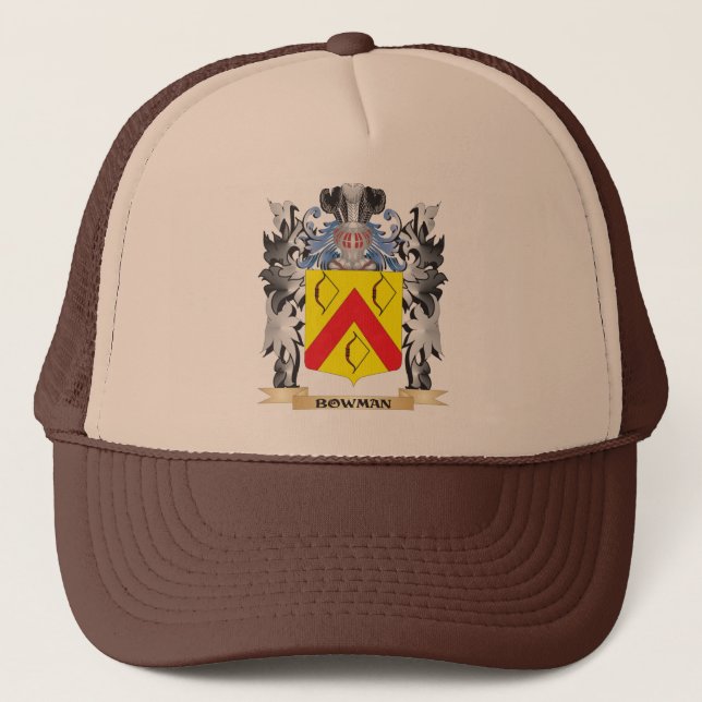 Gorra De Camionero Escudo de armas del arquero - escudo de la familia (Anverso)