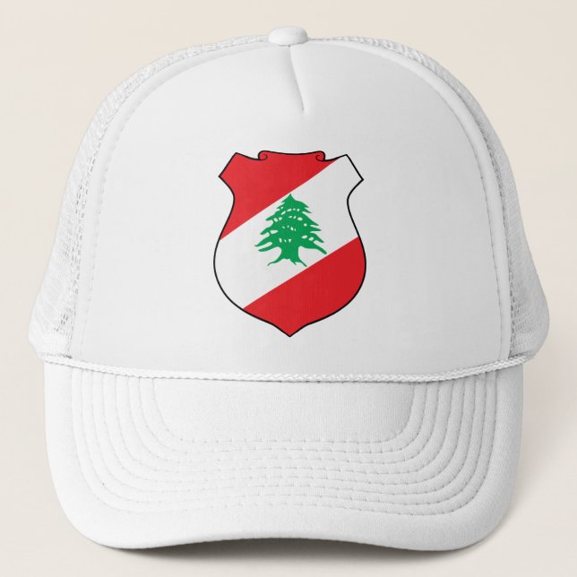Gorra De Camionero Escudo de armas del Líbano (Anverso)