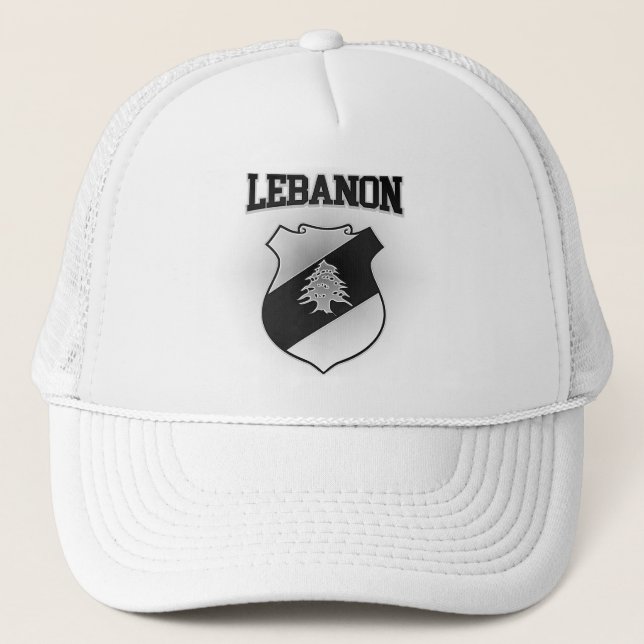 Gorra De Camionero Escudo de armas del Líbano (Anverso)