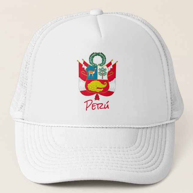 Gorra De Camionero Escudo de armas del Perú (Anverso)