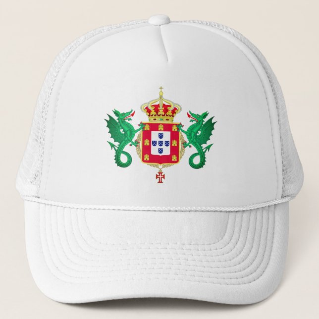 Gorra De Camionero Escudo de armas del Reino de Portugal 1640-1910 (Anverso)